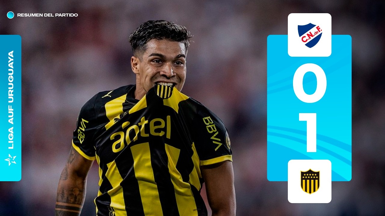 Nacional 0 vs Peñarol 1