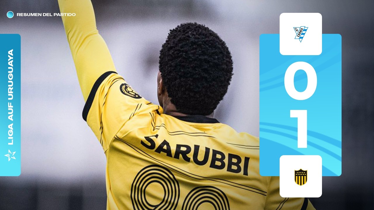 Cerro 1 vs 0 Peñarol