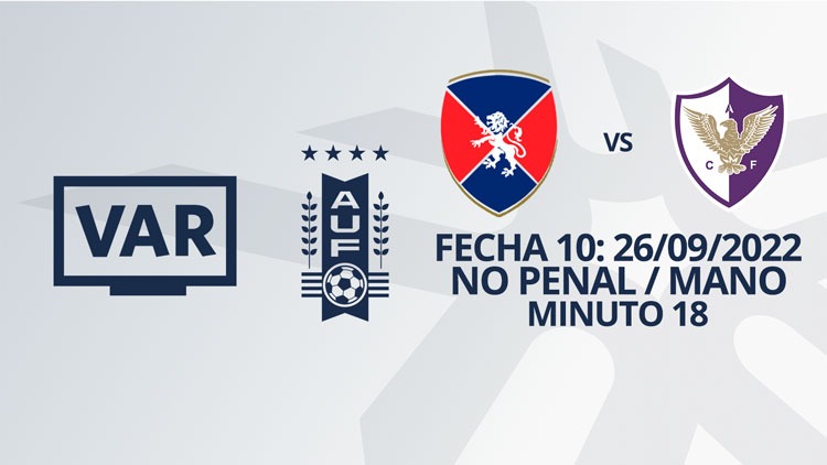 VAR - Clausura 2022 - Albion vs Fénix (min. 18)