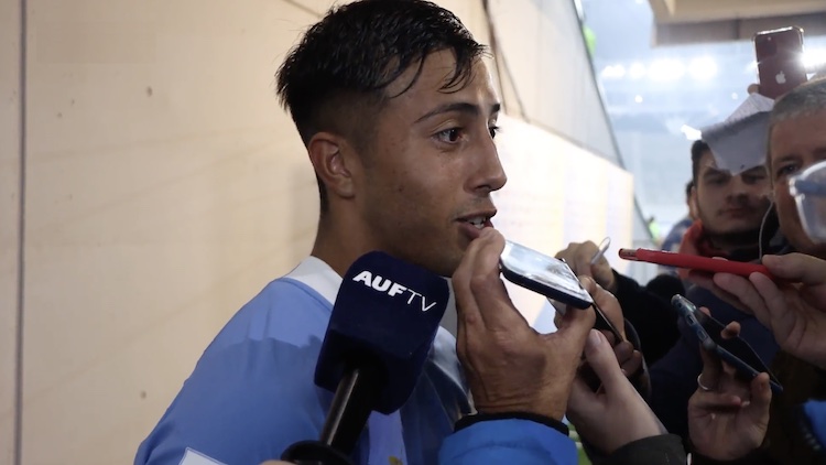 Zona Mixta Uruguay vs Irak | Fabricio Díaz