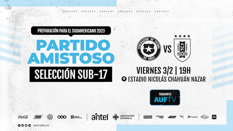 Chile vs Uruguay (Sub 17) | 3/2/23