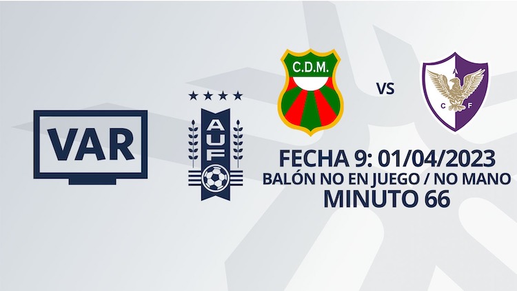VAR - Apertura 2023 - Deportivo Maldonado vs Fénix (min. 66)