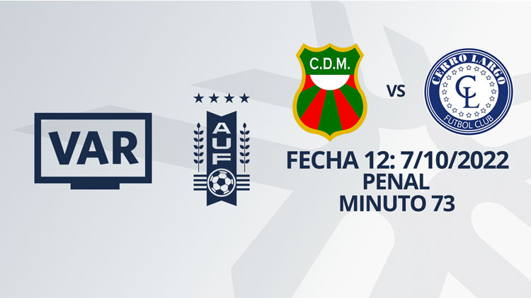 VAR - Clausura 2022 - Dep. Maldonado vs Cerro Largo (min. 73)