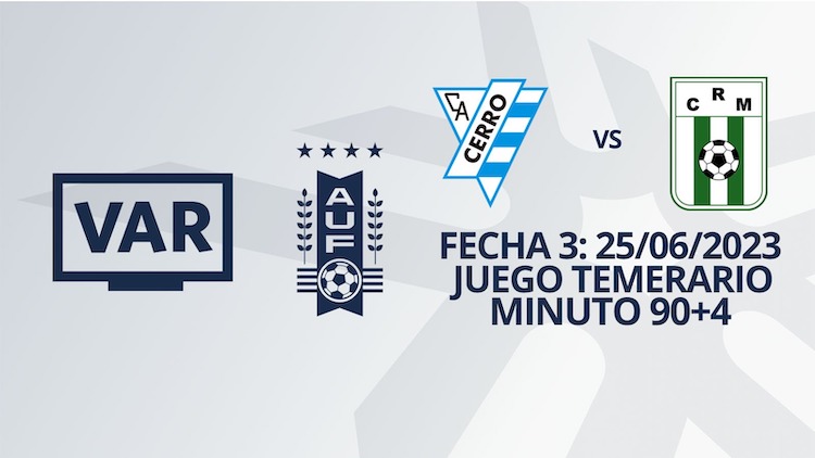 VAR - Intermedio 2023 - Cerro vs Racing (min. 90+4)