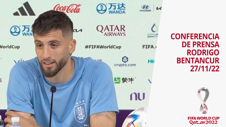 Conferencia Rodrigo Bentancur 27/11/22