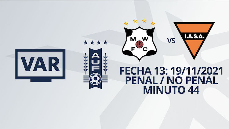 VAR - Clausura 2021 - Wanderers vs Sud América (min. 44)