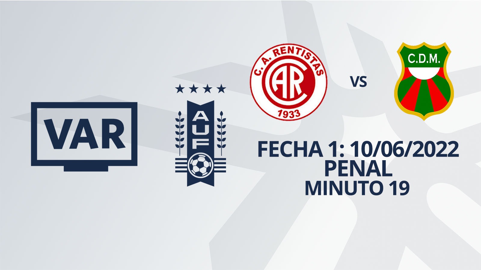 VAR - Intermedio 2022 - Rentistas vs Deportivo Maldonado (min. 19)