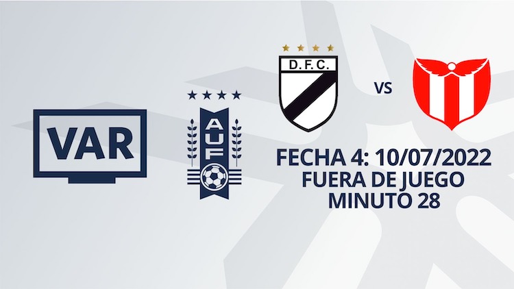 VAR - Intermedio 2022 - Danubio vs River (min. 28)