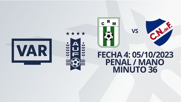 VAR - Clausura 2023 - Racing vs Nacional  (min. 36)