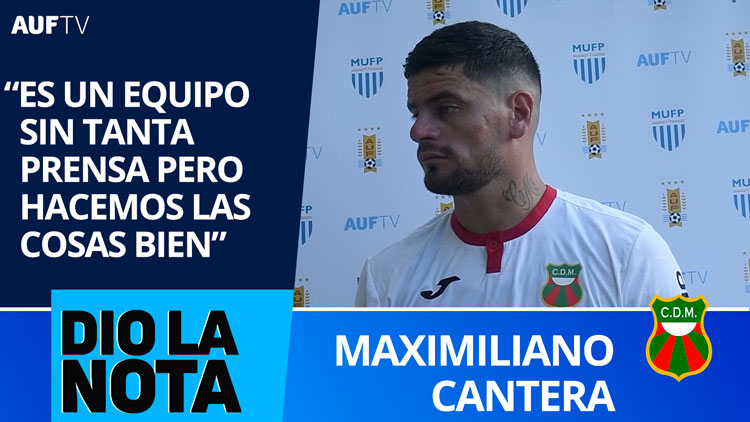 Maximiliano Cantera (Deportivo Maldonado) Dio La Nota
