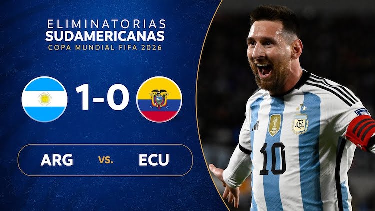 Eliminatorias | Resumen Argentina vs Ecuador