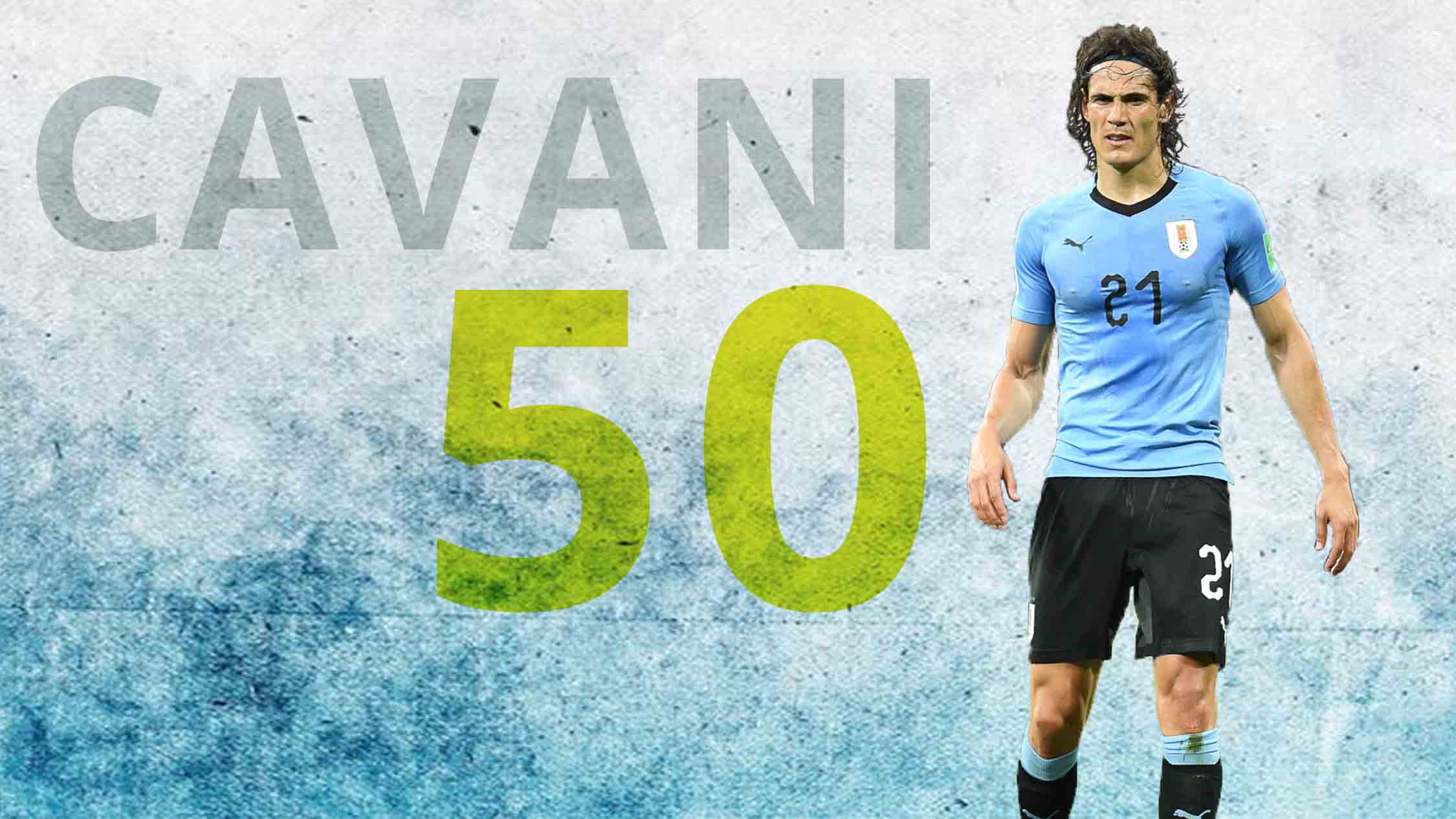 50 goles de Edinson Cavani