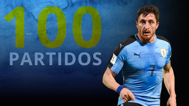 100 partidos de Christian Rodríguez