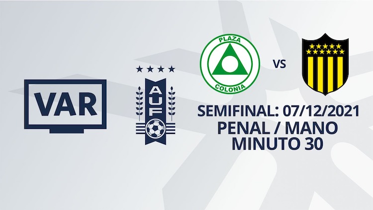 VAR - Clausura 2021 - Plaza Colonia vs Peñarol (min. 30)