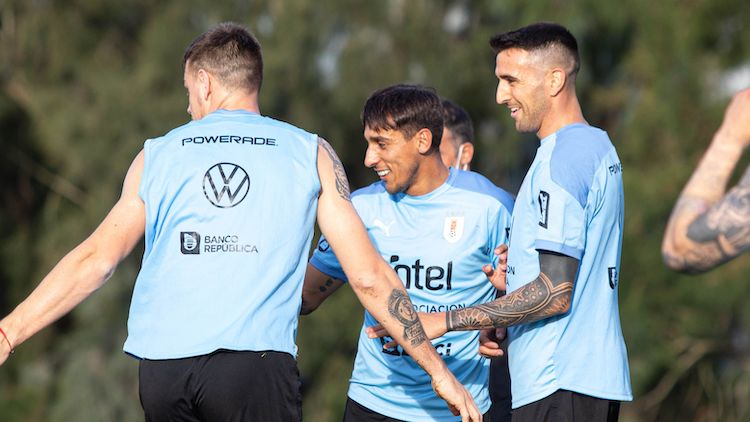 Damián Suárez: entrenamiento en el Complejo Celeste