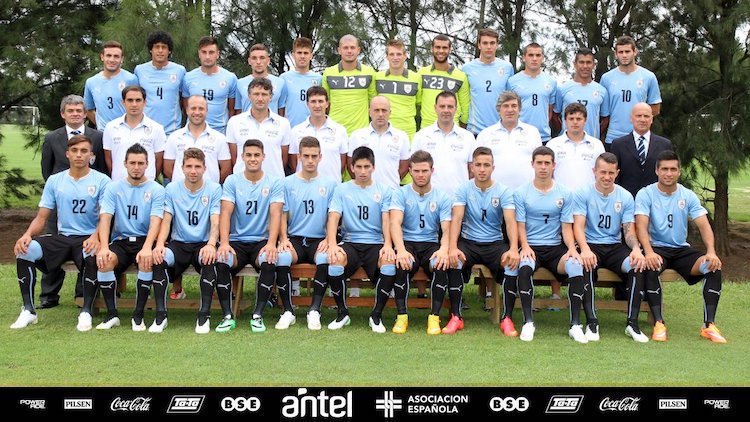 Backstage: Foto oficial Selección Sub-20  Sudamericano Uruguay 2015