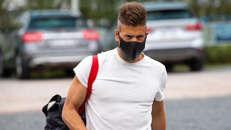 Sebastián Sosa: entrenamiento en el Complejo Celeste