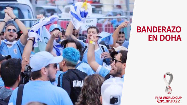 Banderazo en Doha