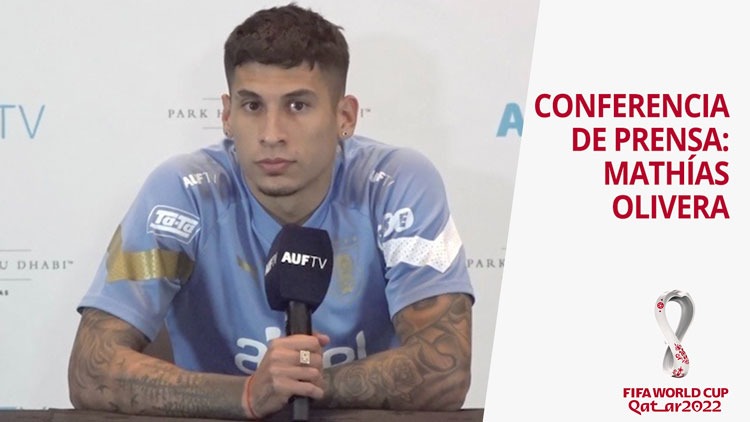 Conferencia de prensa: Mathías Olivera