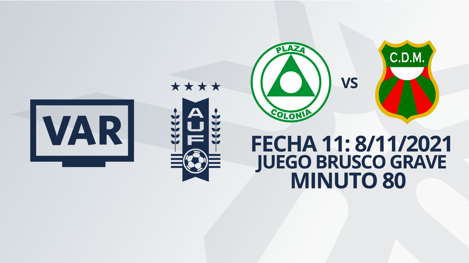 VAR - Clausura 2021 - Plaza Colonia vs Deportivo Maldonado (min. 80)