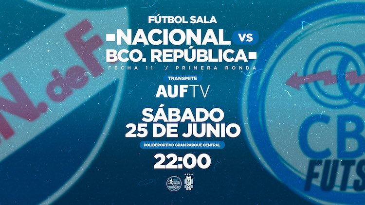 Nacional vs Banco República 25/6/22