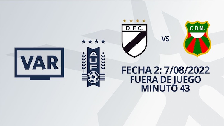 VAR - Clausura 2022 -  Danubio vs Deportivo Maldonado (min. 43)