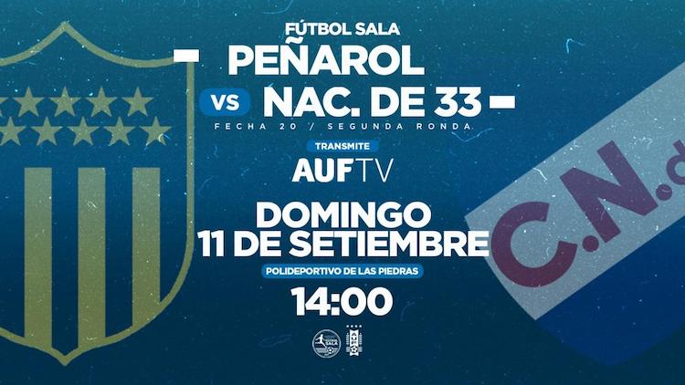 Peñarol vs Nacional de 33
