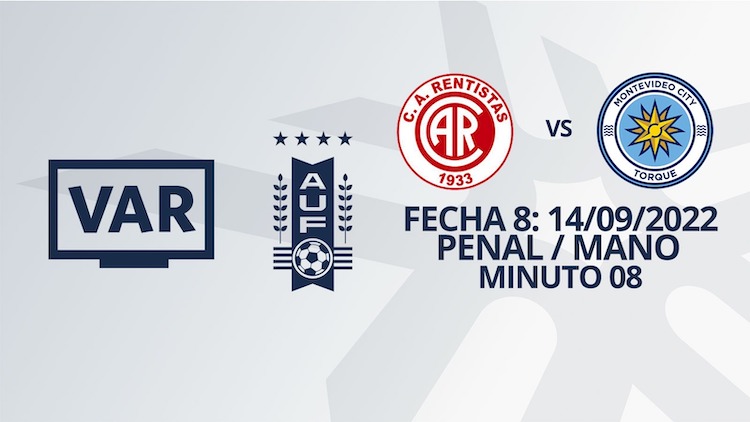 VAR - Clausura 2022 - Rentistas vs MVD City Torque (min. 8)