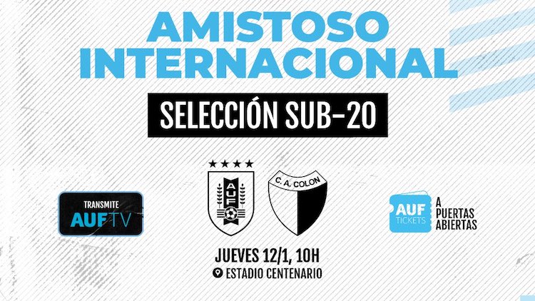 Uruguay Sub 20 vs Colón