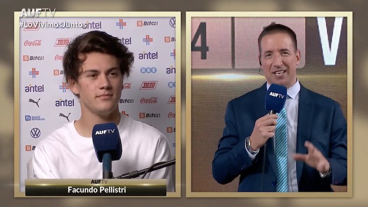 Facundo Pellistri en #LoVivimosJuntos