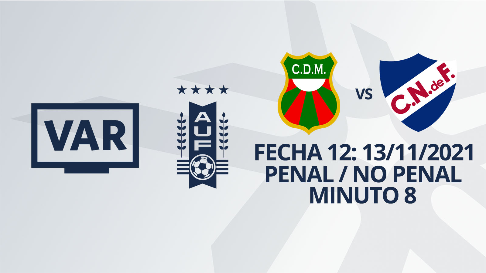 VAR - Clausura 2021 - Deportivo Maldonado vs Nacional (min. 8)