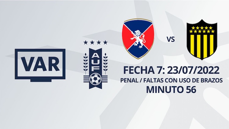 VAR - Intermedio 2022 - Albion vs Peñarol (min. 56)