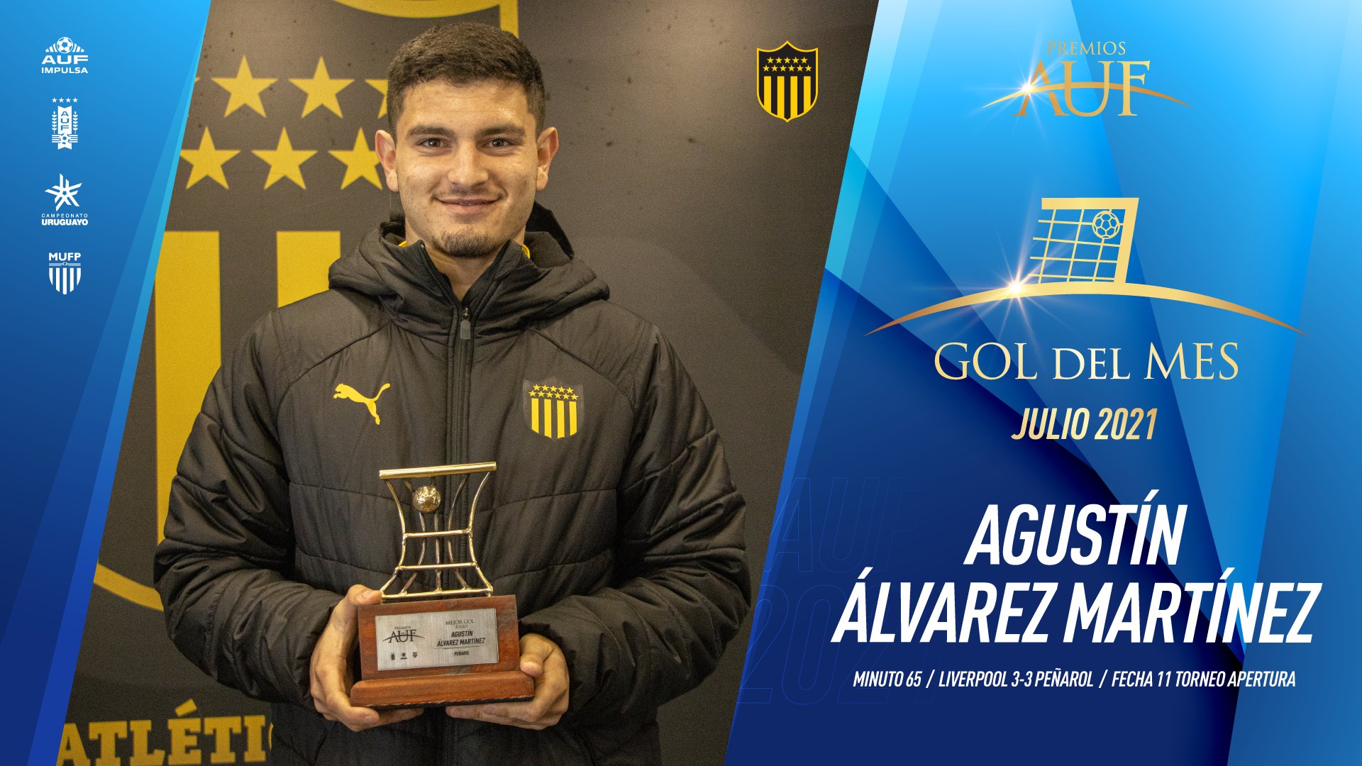 Agustín Álvarez Martínez: Mejor Gol Julio 2021 