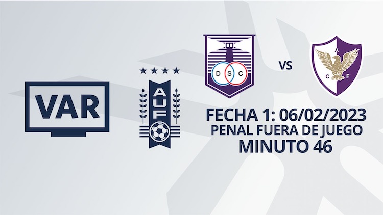 VAR - Apertura 2023 - Defensor vs Fénix (min. 46)