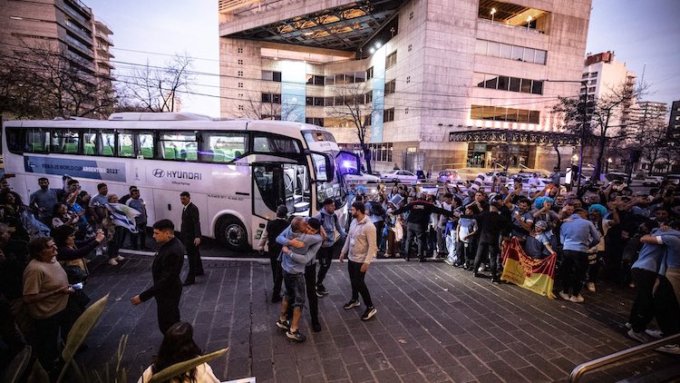 La llegada al hotel