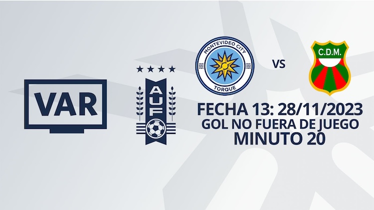 VAR - Clausura 2023 - MVD City Torque vs Dep. Maldonado (min. 20)