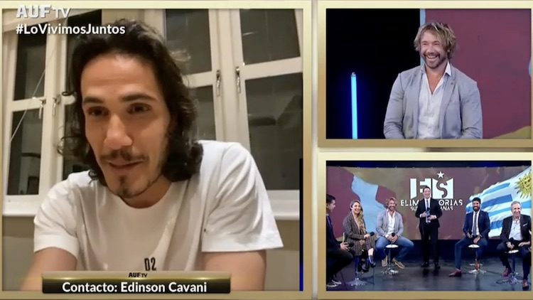 Edinson Cavani en #LoVivimosJuntos